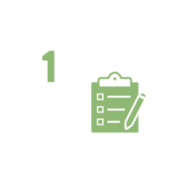 Umzugs-Icon Schritt 1 - Clipboard mit Checkliste und Stift | © © HCPGRAUWILD